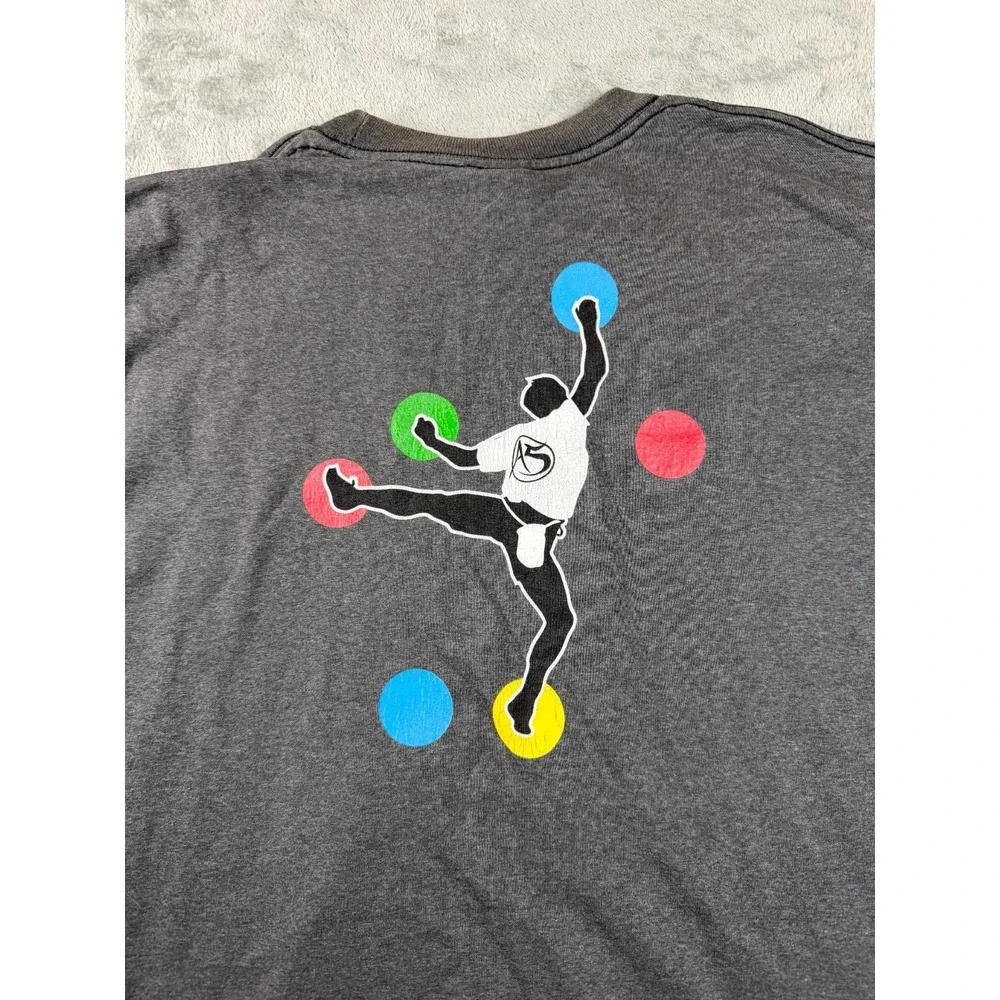 The North Face A5 Series Shirt L Gray Climbing Outdoor Graphic Tee